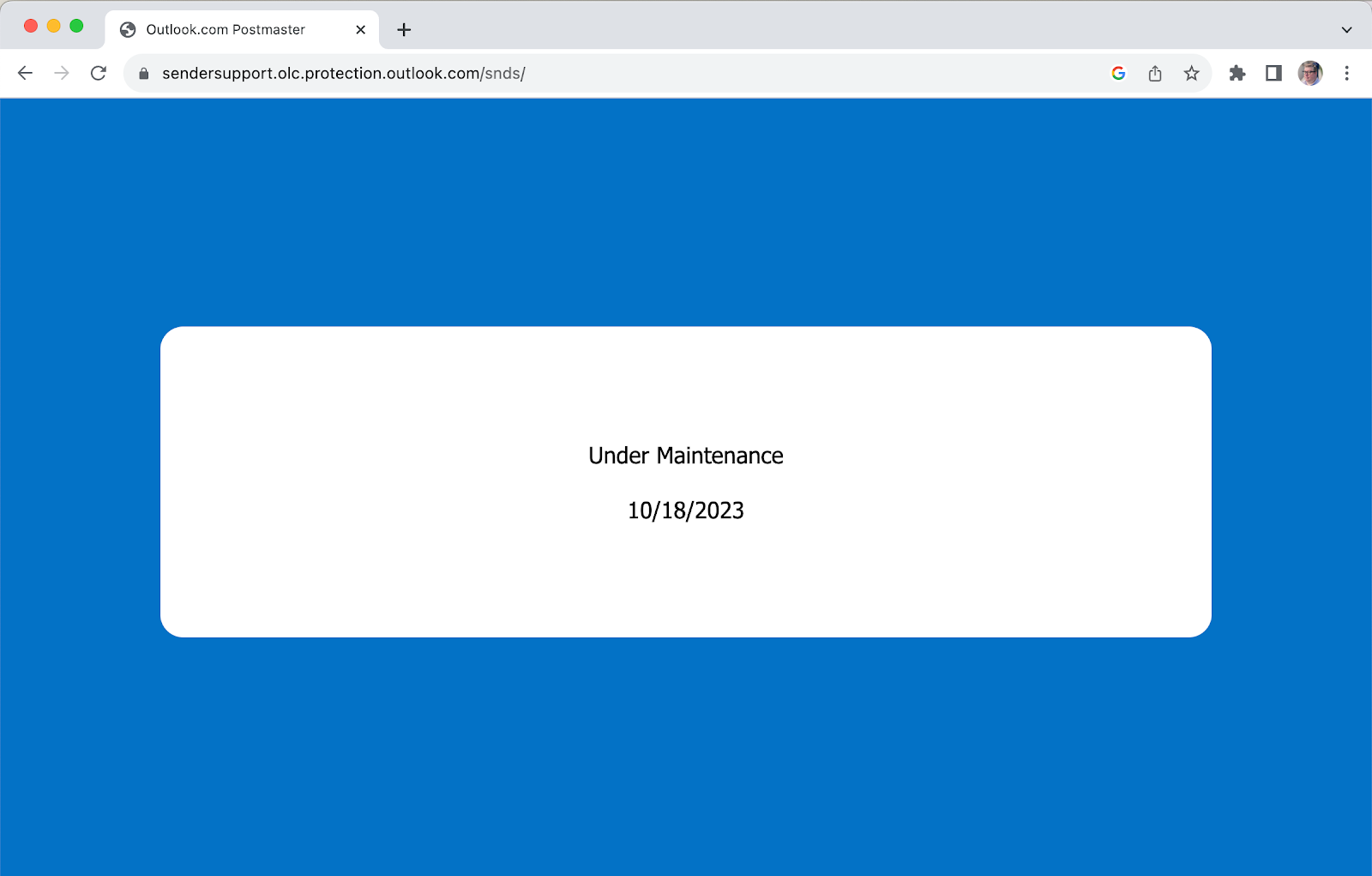 spam-resource:-microsoft-snds-is-down-for-maintenance