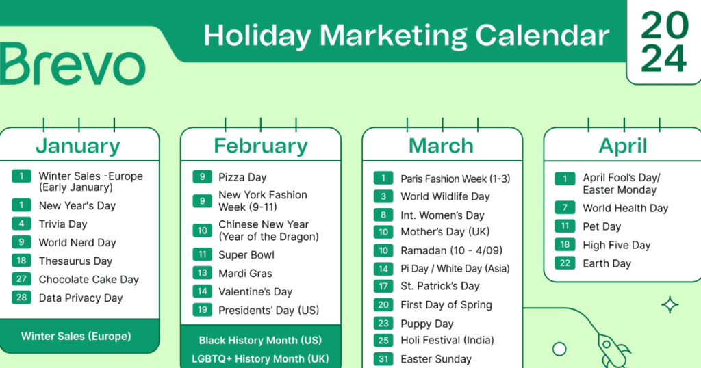 sendingblue:-holiday-marketing-calendar-2024:-dates-&-newsletters-ideas-[download]